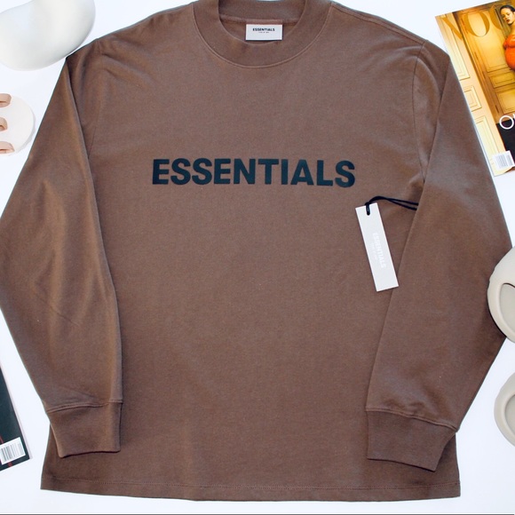 FEAR OF GOD ESSENTIALS SSENSE Exclusive ‘Rain Drum’ LS Tee - Picture 2 of 4